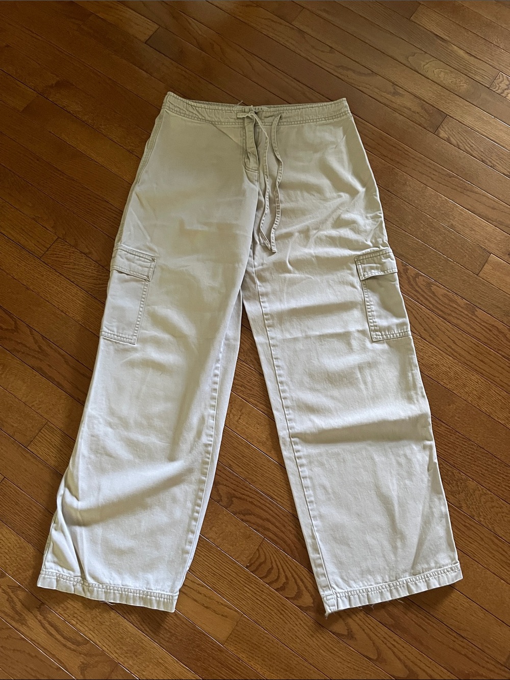 Vintage Express Bleus Cotton Cargo Pants